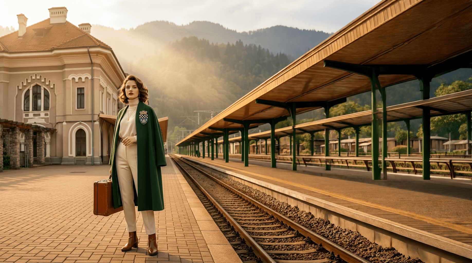Royal Station of Sinaia — exterior view