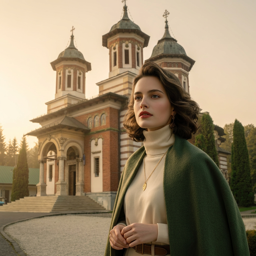 Sinaia Monastery — panoramic view